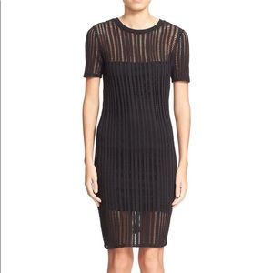 T by Alexander Wang Overlay Sheath Dress